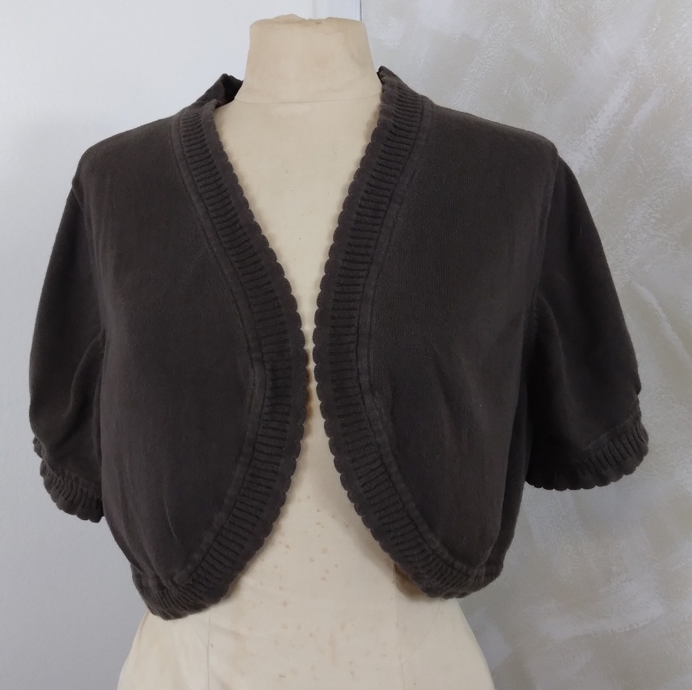 Lane Bryant Brown Shrug size 18/20